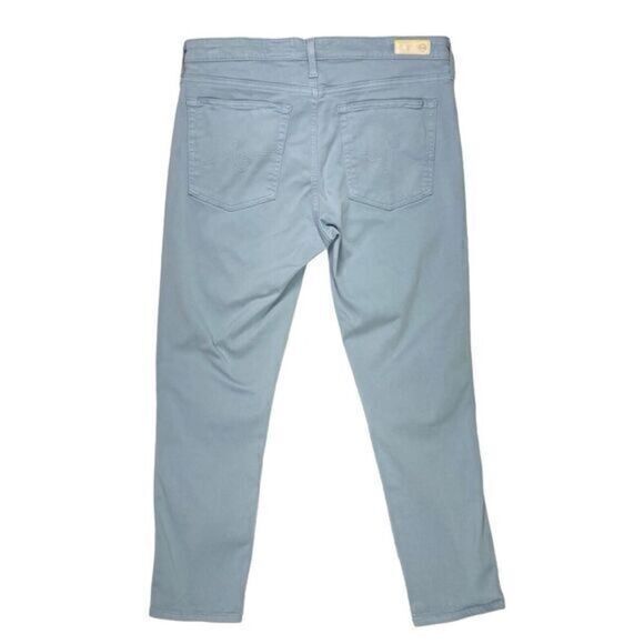 AG Adriano Goldschmied Pants Womens 30R Prima Crop Cigarette Light Blue Skinny - Picture 6 of 15